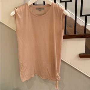 Allsaints sleeveless t shirt with side tie